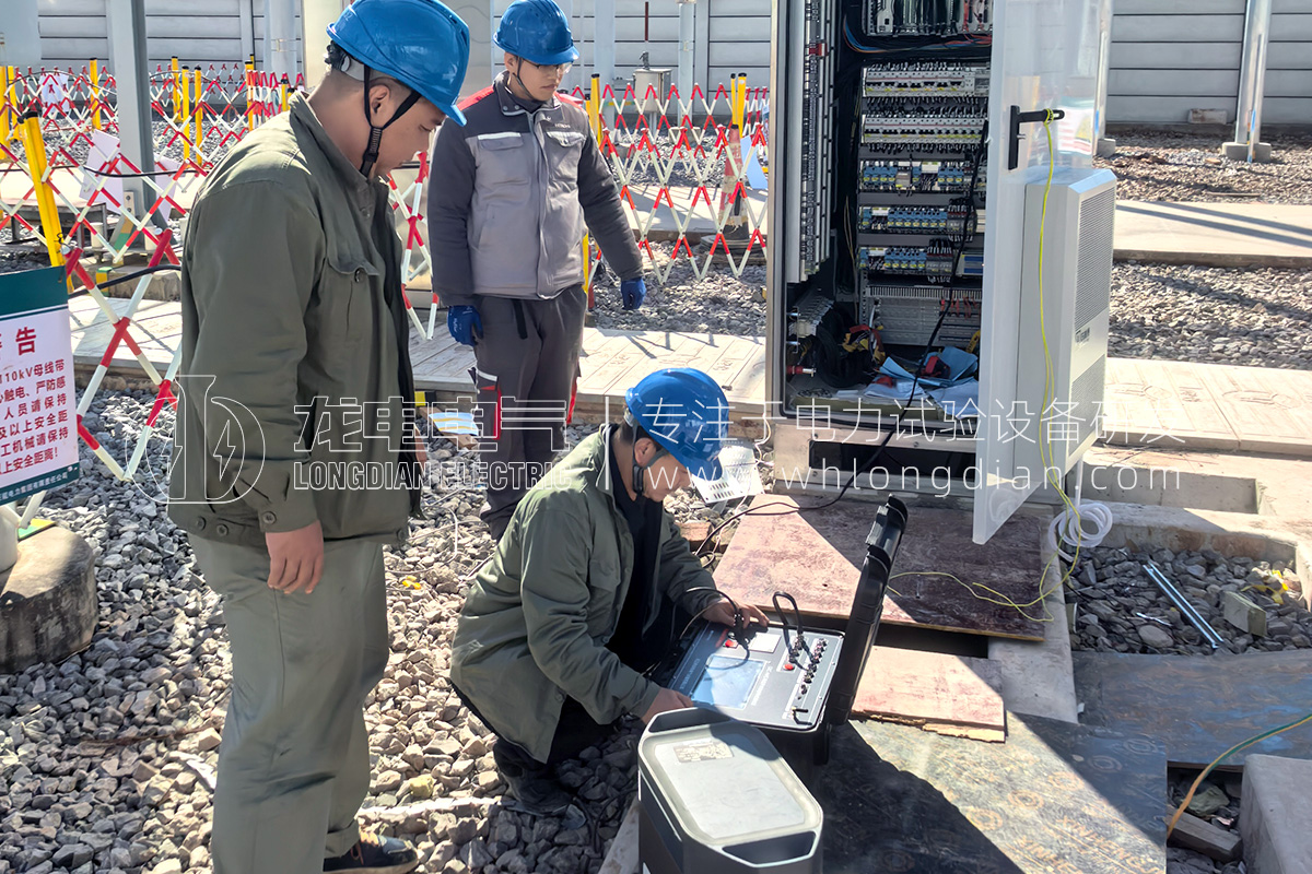 無(wú)線雙端接地GIS試驗(yàn)現(xiàn)場(chǎng)